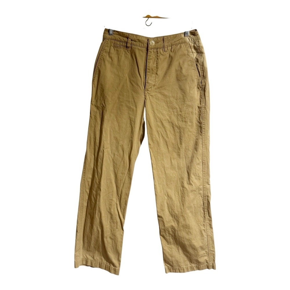 Girls Of Dust Women Medium Khaki Chinos Straight Leg Baggy